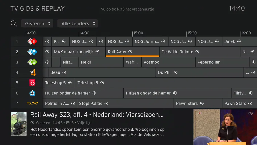 Bekijk alle mogelijkheden van de Ziggo Mediabox Next
