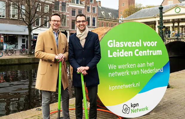 Glasvezel voor Leidse binnenstad