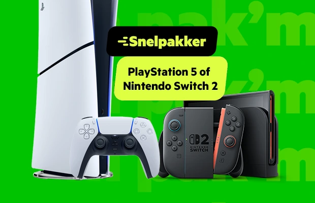 KPN Snelpakker: PlayStation 5 of Nintendo Switch 2