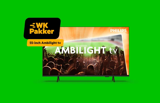 KPN WK Pakker: Philips 55-inch Ambilight tv cadeau