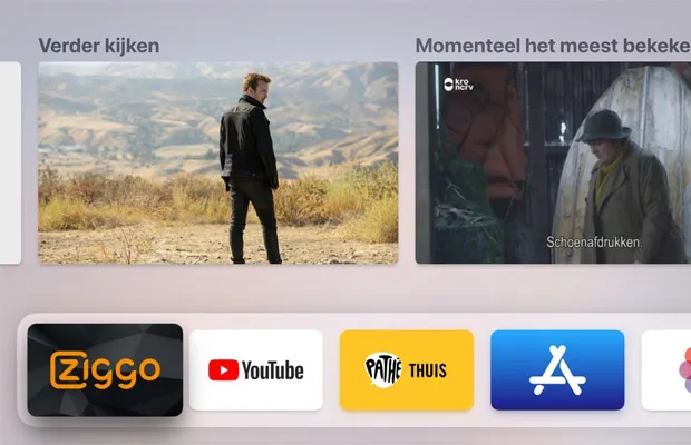 Ziggo GO app nu ook voor Apple TV en smart tv's